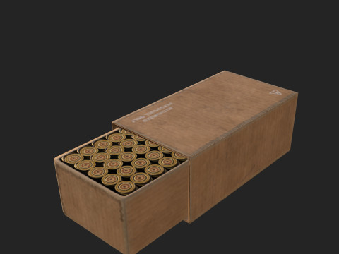 Bullet D Model 002 3D Model