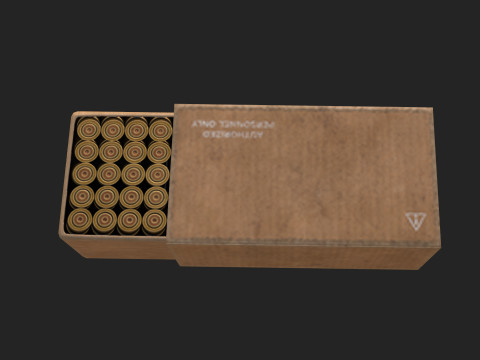 Bullet D Model 002 3D Model