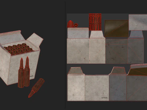 Bullet Model 003 3D Model