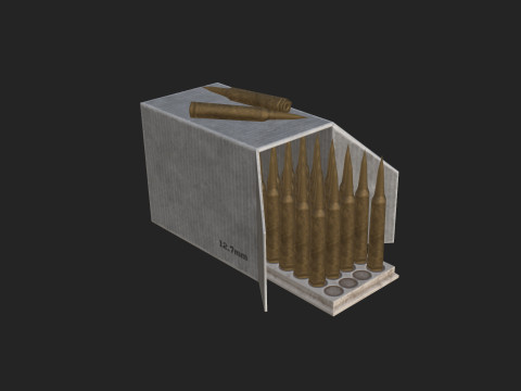 Bullet Model 004 3D Modell