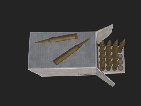 Bullet Model 004 3D Model