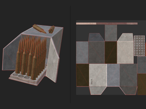 Bullet Model 004 3D Model