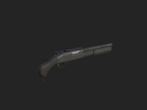 Pistol 001 3Dモデル