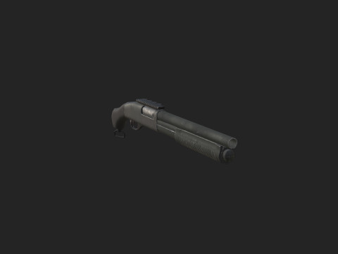 Pistol 001 3Dモデル