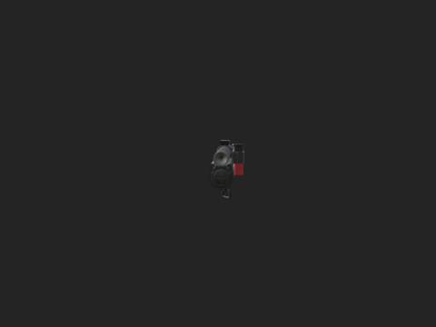 Pistol 001 3Dモデル