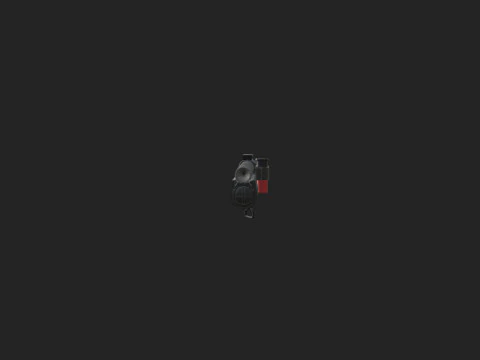 Pistol 001 3D Model