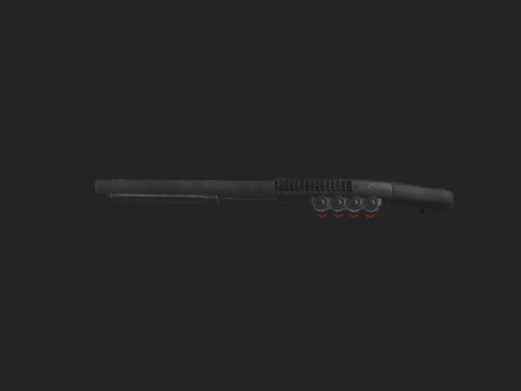 Pistol 001 3Dモデル