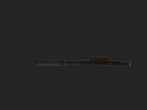 Pistol 001 3Dモデル