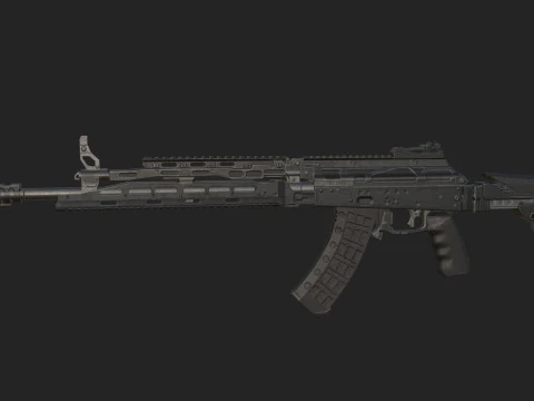 Pistol 002 3D Model