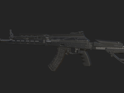 Pistol 002 3D Модель