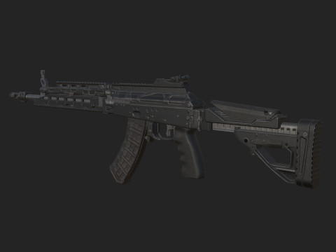 Pistol 002 3D Модель