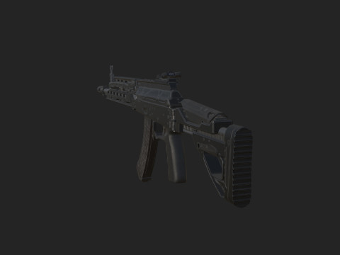 Pistol 002 3D Модель