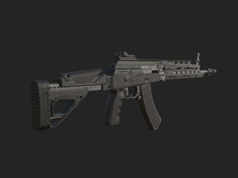 Pistol 002 3D Модель