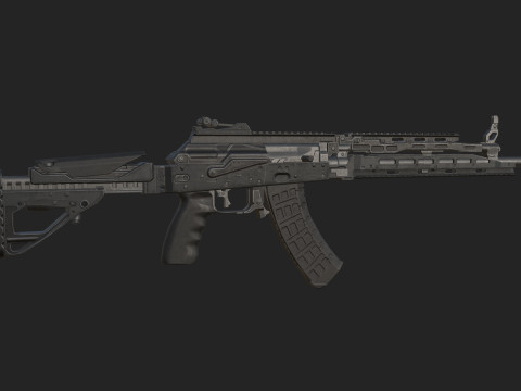 Pistol 002 3D Модель