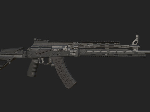 Pistol 002 3D Модель