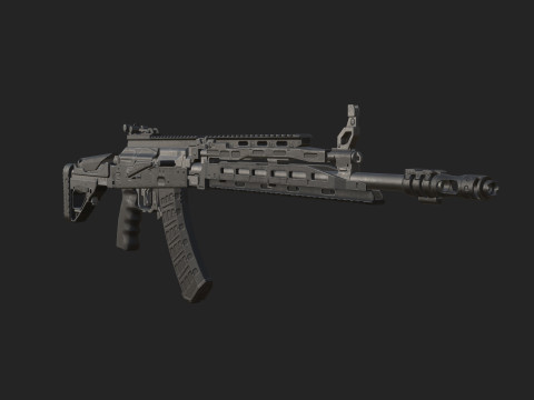 Pistol 002 3D Модель