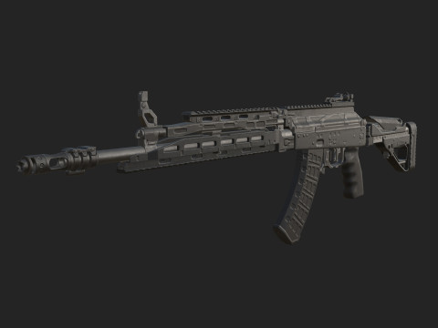 Pistol 002 3D Модель