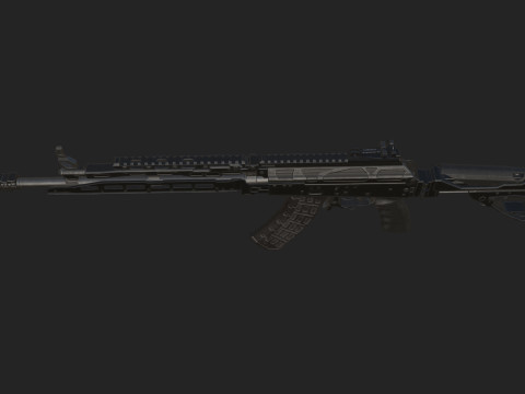 Pistol 002 3D Модель