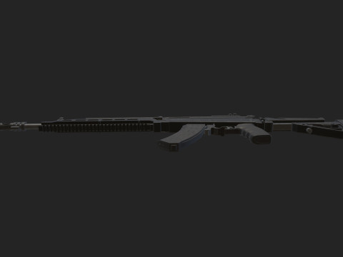 Pistol 002 3D Модель