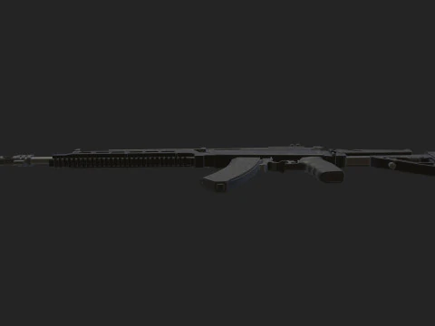 Pistol 002 3D Model