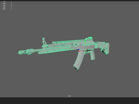 Pistol 002 3D Модель