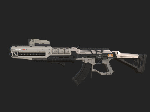 Pistol 003 3D Model