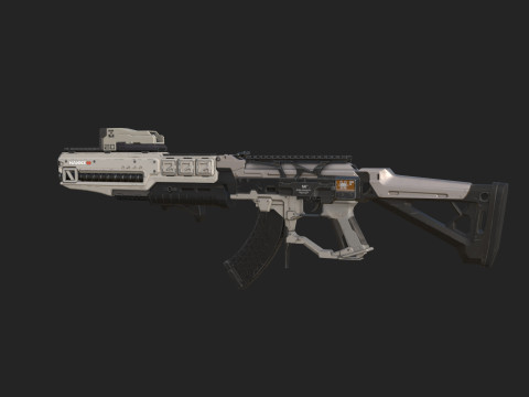 Pistol 003 3D Model