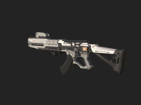 Pistol 003 3D Model