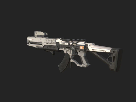 Pistol 003 3D Model