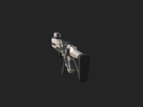 Pistol 003 3D Model