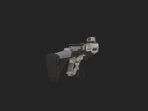 Pistol 003 3D Model