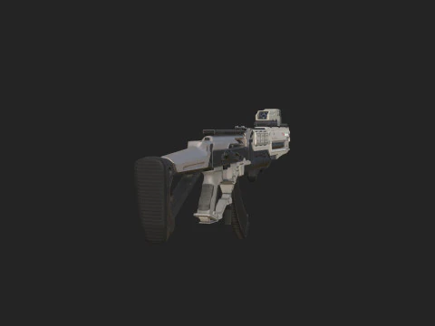 Pistol 003 3D Model