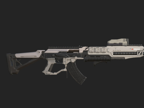 Pistol 003 3D Model
