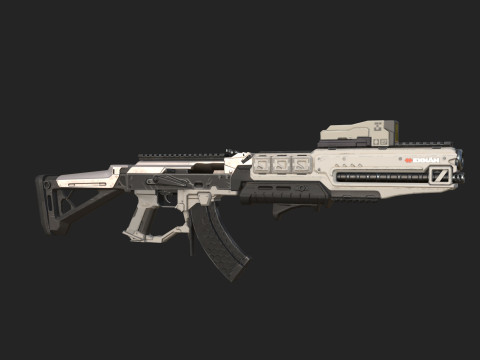 Pistol 003 3D Model
