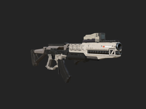 Pistol 003 3D Model