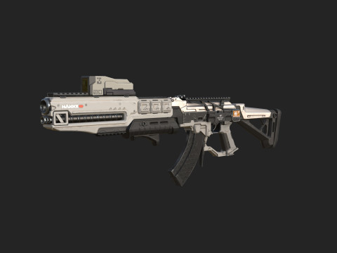 Pistol 003 3D Model