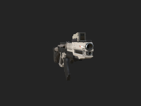 Pistol 003 3D Model