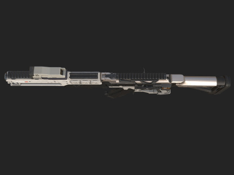 Pistol 003 3D Model