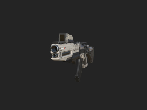 Pistol 003 3D Model