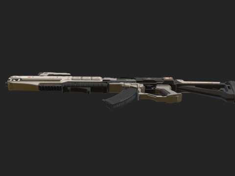 Pistol 003 3D Model