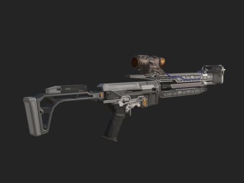 Pistol 004 3D 모델