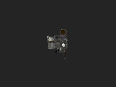 Pistol 004 3D Model