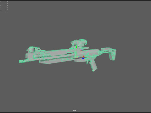 Pistol 004 3D 모델