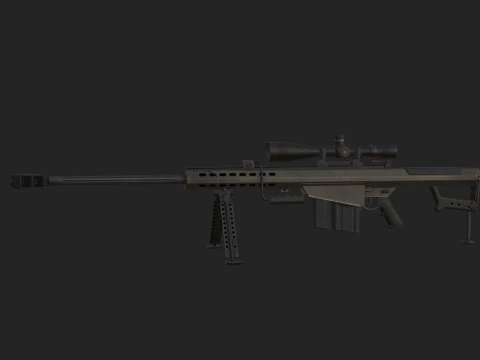 Pistol 006 3D Model