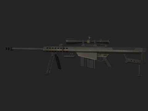 Pistol 006 3D Model