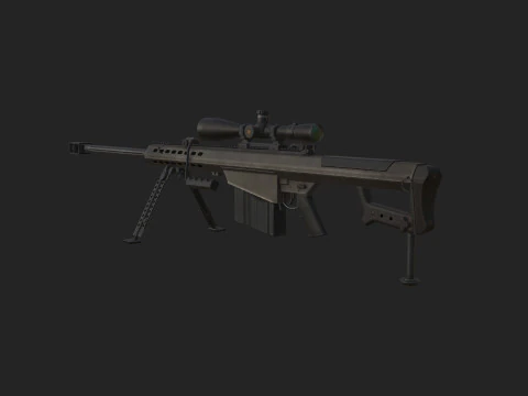 Pistol 006 3D Model