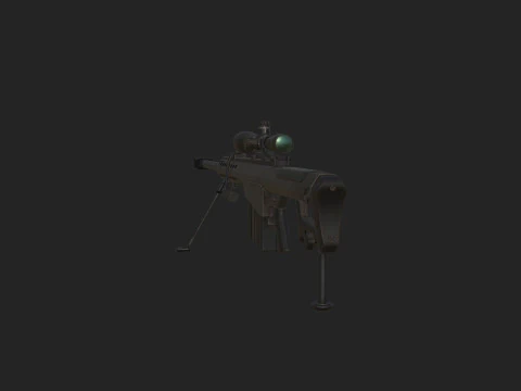 Pistol 006 3D Model