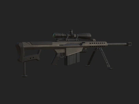 Pistol 006 3D Model