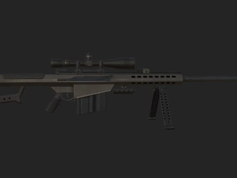 Pistol 006 3D Model