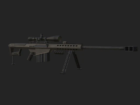Pistol 006 3D Model
